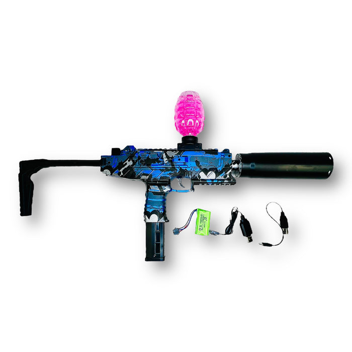 UZI Gel Blaster SMG Toy with Flame Effect
