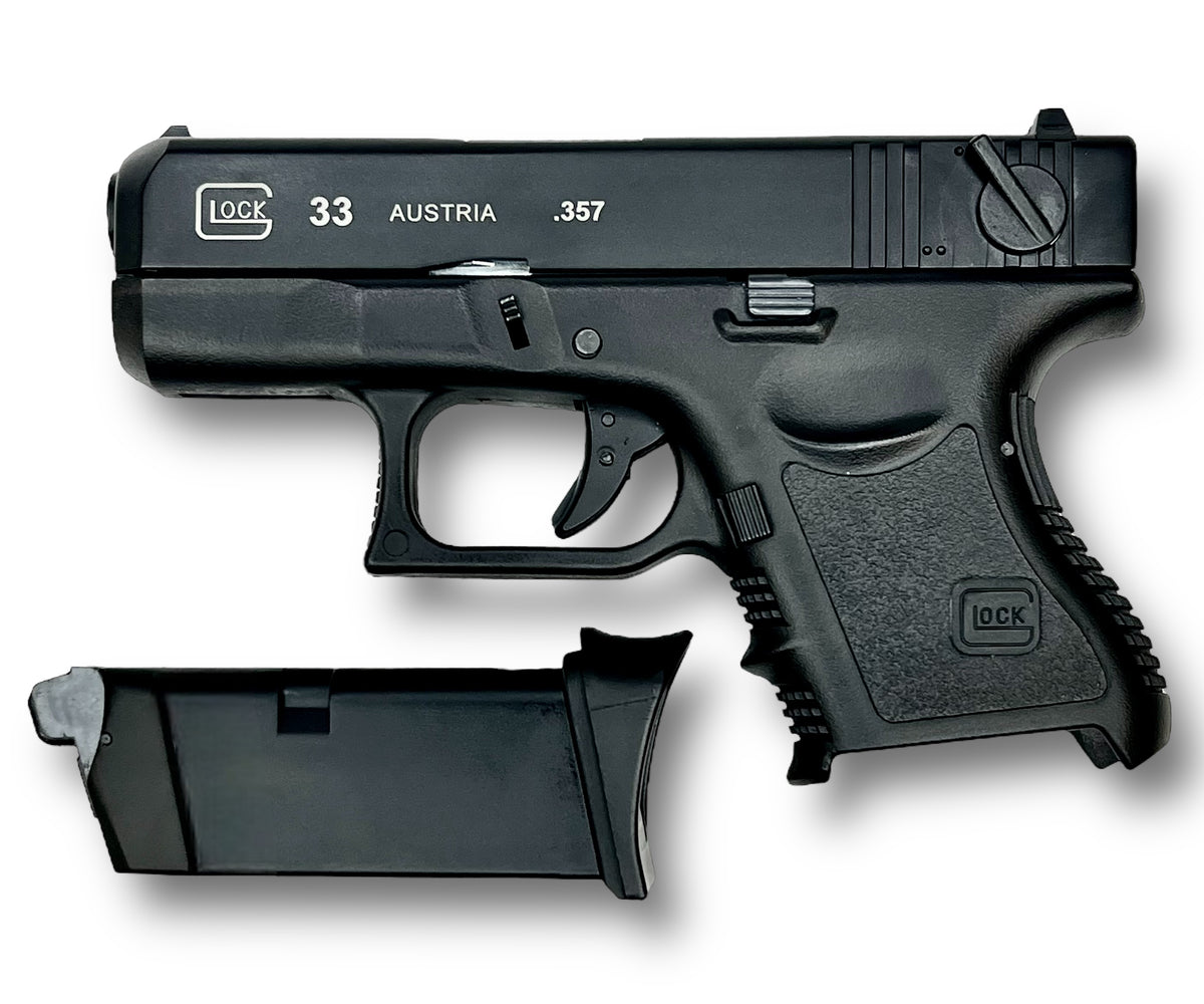 Double Bell Glock Gen3 G33 Compact .357 Calibre GBB Gel Blaster Pistol Replica - 727 with Genuine Compact Mag