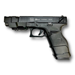 Double Bell Glock Gen5 G26c Full auto with Compensator & Expansion Kit - GBB Gel Blaster Pistol Replica - 724C