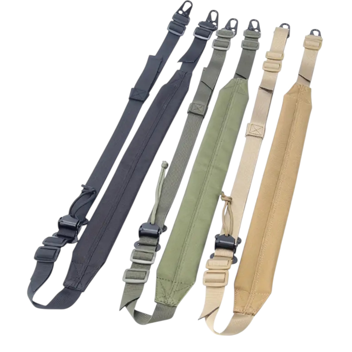 Quick Release Adjustable Tactical 2-Point Sling with Wide Padded Shoulder Strap