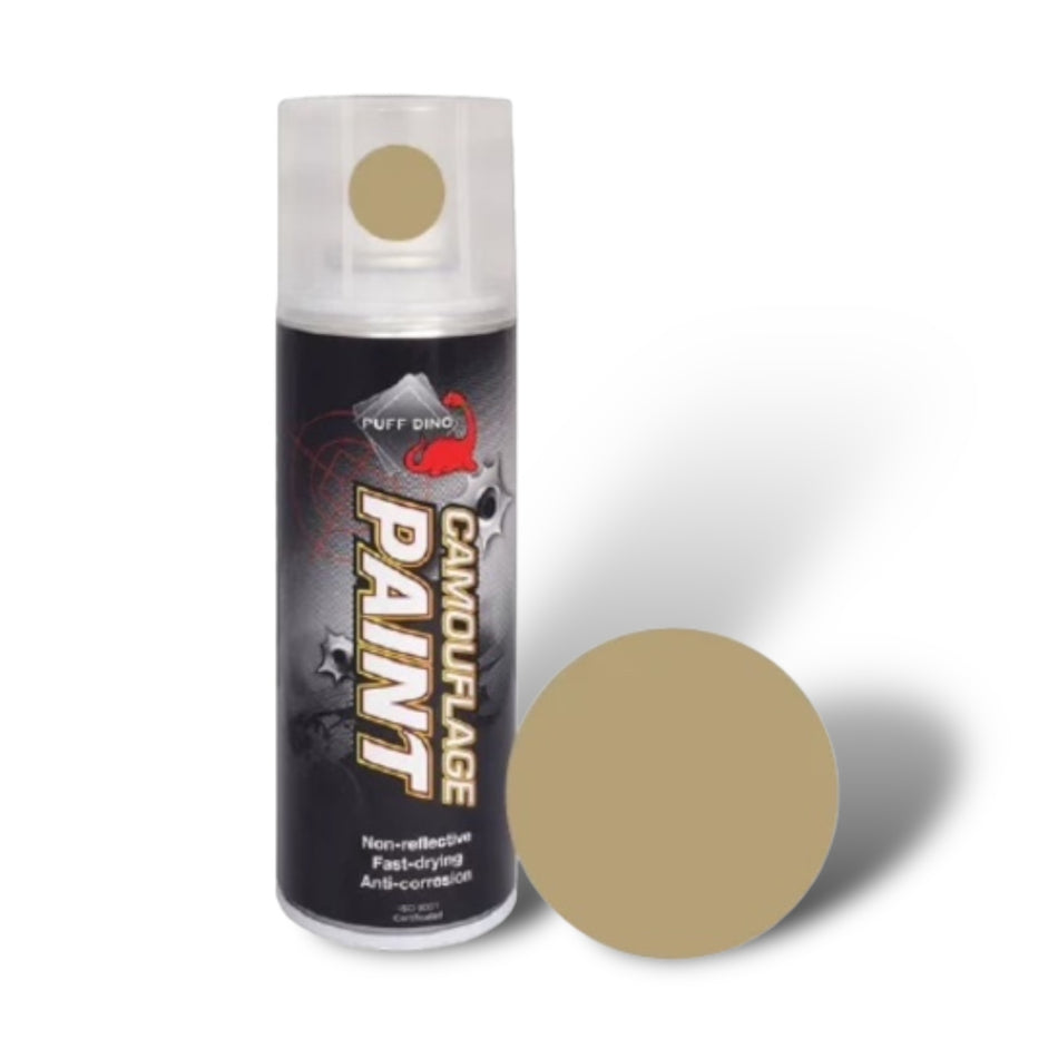 Puff Dino Camouflage Paint For Gel Blasters - 220ml Can - 4 x Colours