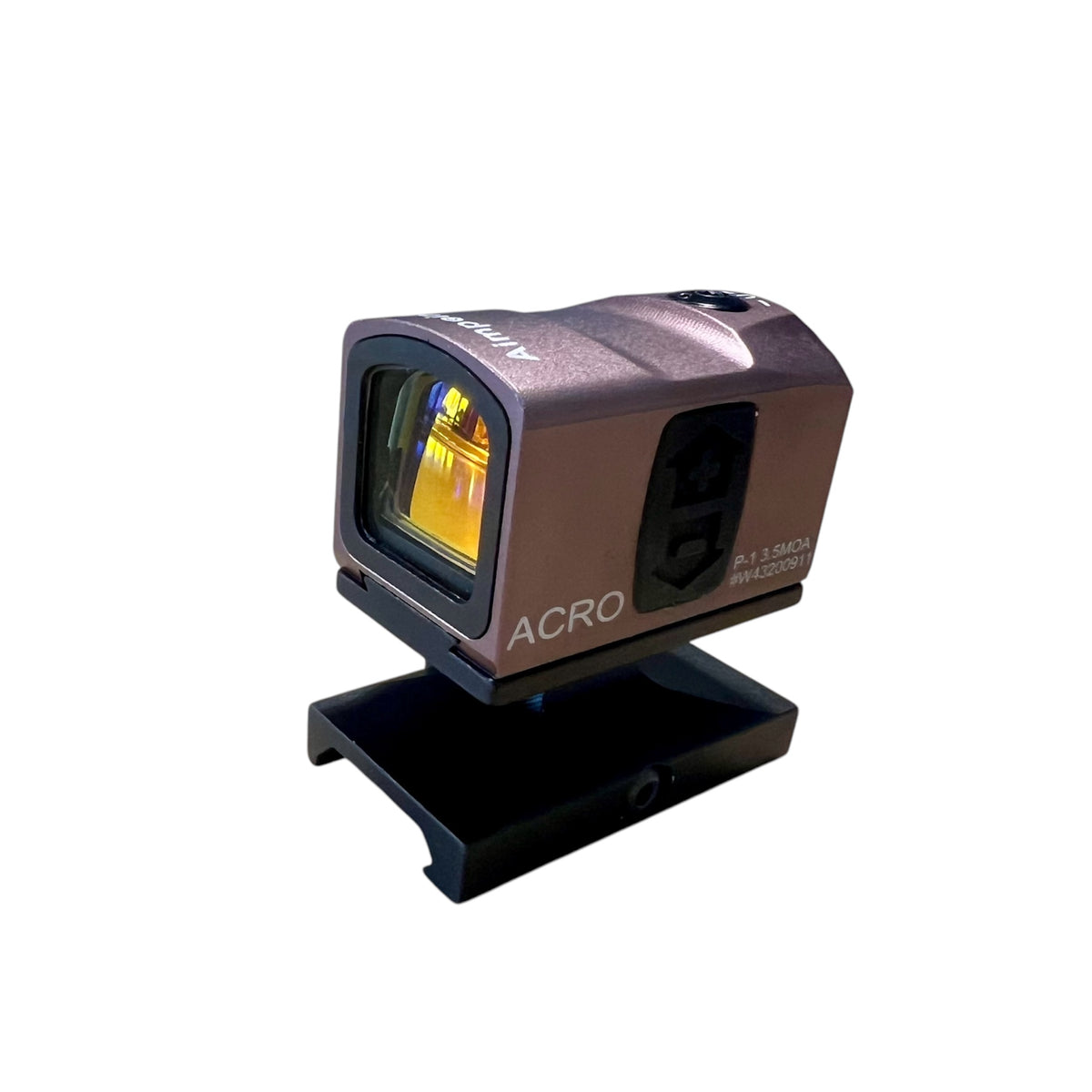 Acro Sight Riser Aimpoint Acro P-1 Red Dot Reflex Sight with Sight Riser - Anodised Des ...