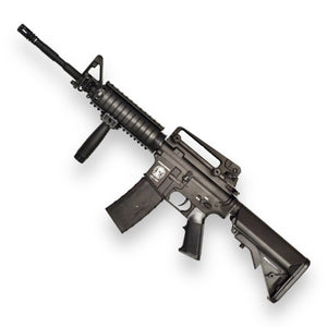 SRC SR4 R.I.S. M4 Full Metal Gen II AEG Gel Blaster Rifle Replica - Black - SR4-RIS-M4-BK