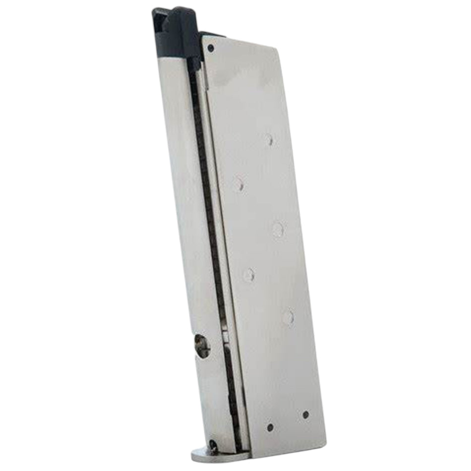 WE Tech 1911 Single Stack Green Gas Magazine - Silver