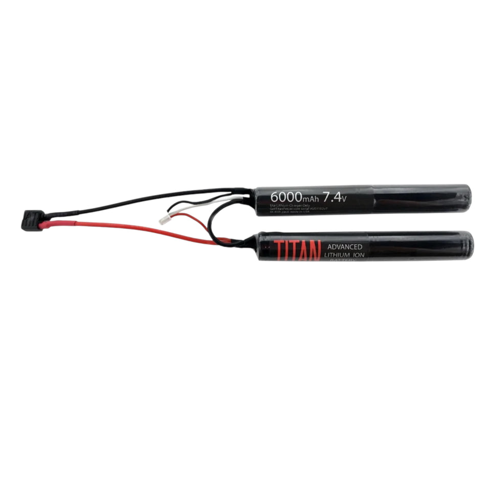 TITAN 6000mAh 7.4v Nunchuck Battery - Deans T-Plug