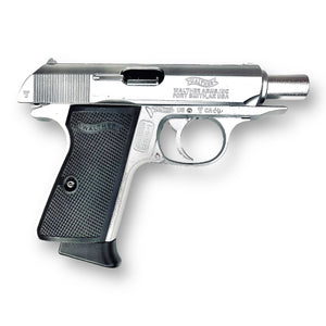 Walther PPK/S - Austin Powers Goldmember type Manual Gel Blaster Pistol - Silver