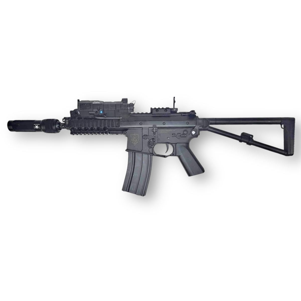 CQB Bundle 4 - Double Bell Micro-M4 KAC CQB PDW AEG Gel Blaster Rifle with Metal Gearbox & Bundle Inclusions - CQBBD04