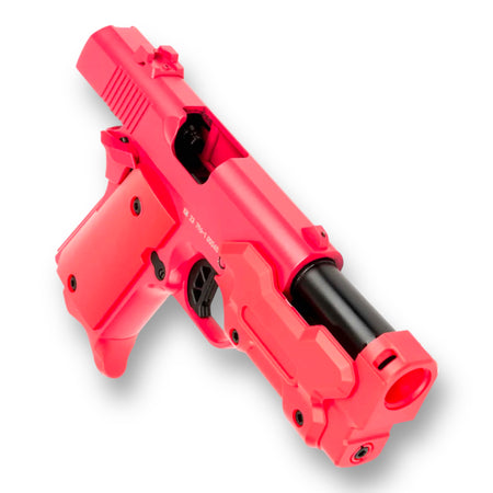 Double Bell Vorpal Bunny Detonics 1911 Ultra Compact AM.45 GBB Gel Blaster Pistol Replica Hot Pink with black accents - DB 796-1