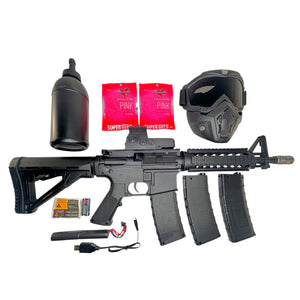 Beginners Kick Starter Bundle - JinMing M4A1 Gen 8.5 AEG Gel Blaster Rifle - BKSBD01