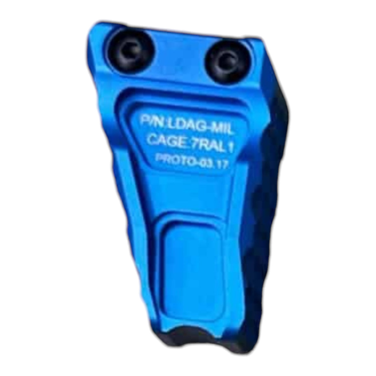 LDAG MIL AR-15 Foregrip - Picatinny Rail Mount - Blue