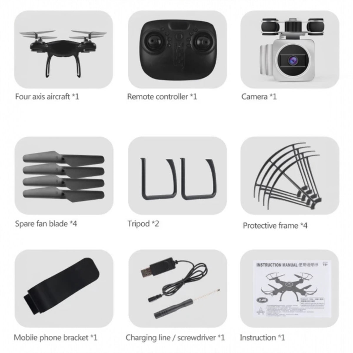 Drone Explorers HJ14W Wi-Fi Remote Control Aerial Photography Drone