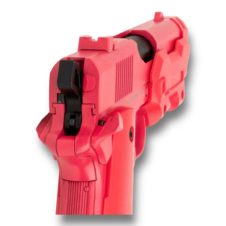 Double Bell Vorpal Bunny Detonics 1911 Ultra Compact AM.45 GBB Gel Blaster Pistol Replica Hot Pink with black accents - DB 796-1