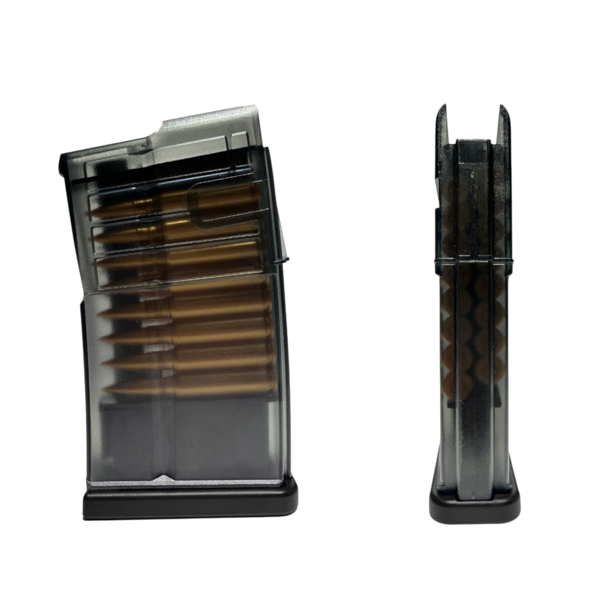 E&C HK417 Series AEG Gel Blaster Magazine – Bullet Style (Black Base Plate)