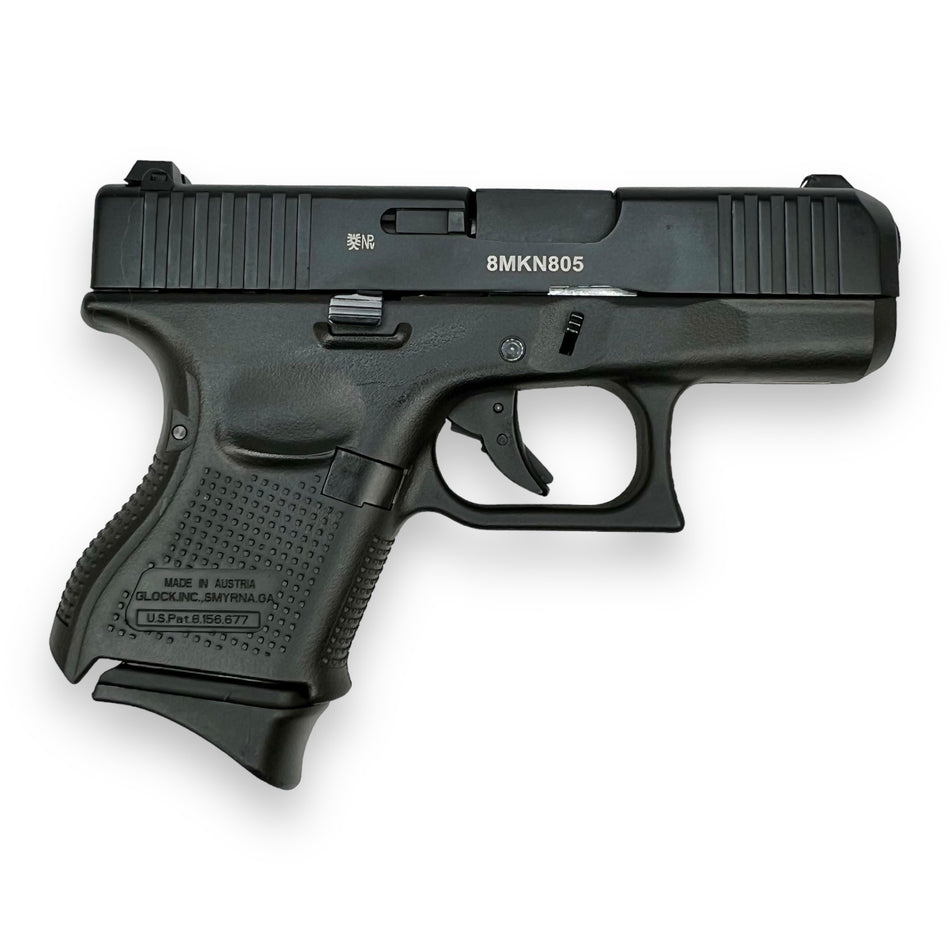 Double Bell Glock Gen5 G26c Compact Full Auto GBB Gel Blaster Pistol Replica with Genuine Compact Mag - 724B