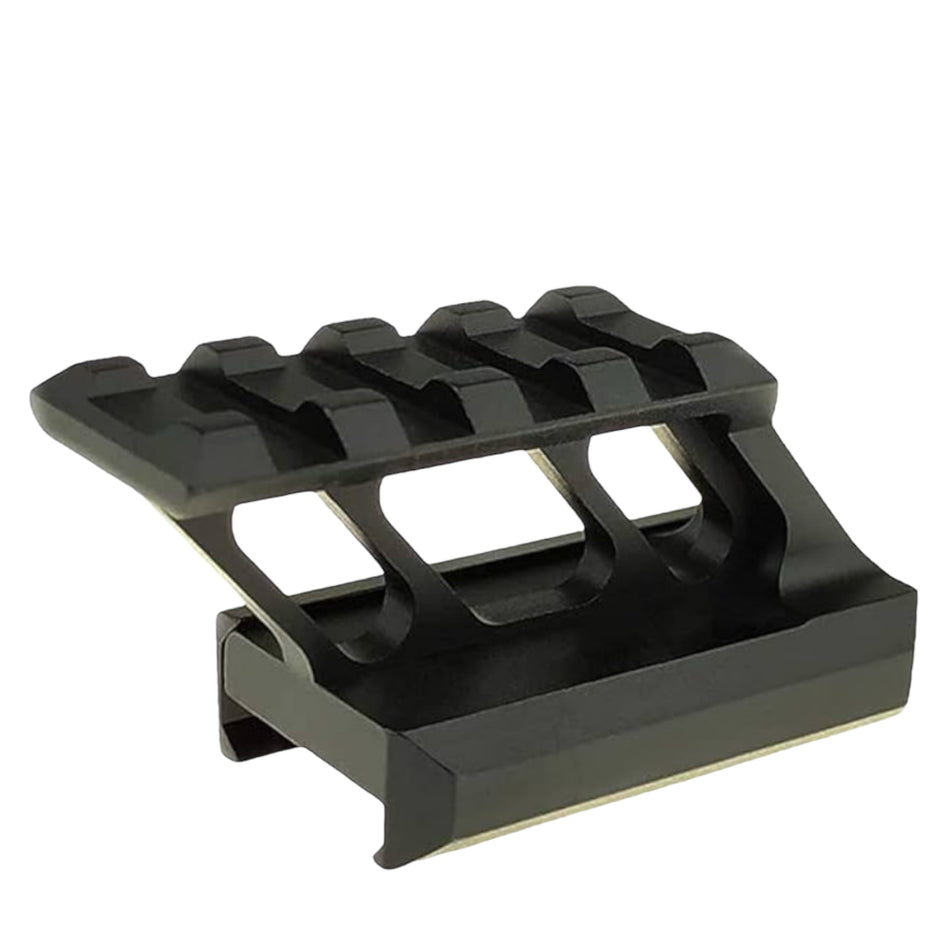 4 Slot Red Dot Sight Riser Mount Base - Black