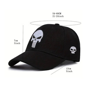 Cap - Punisher Skull - Black