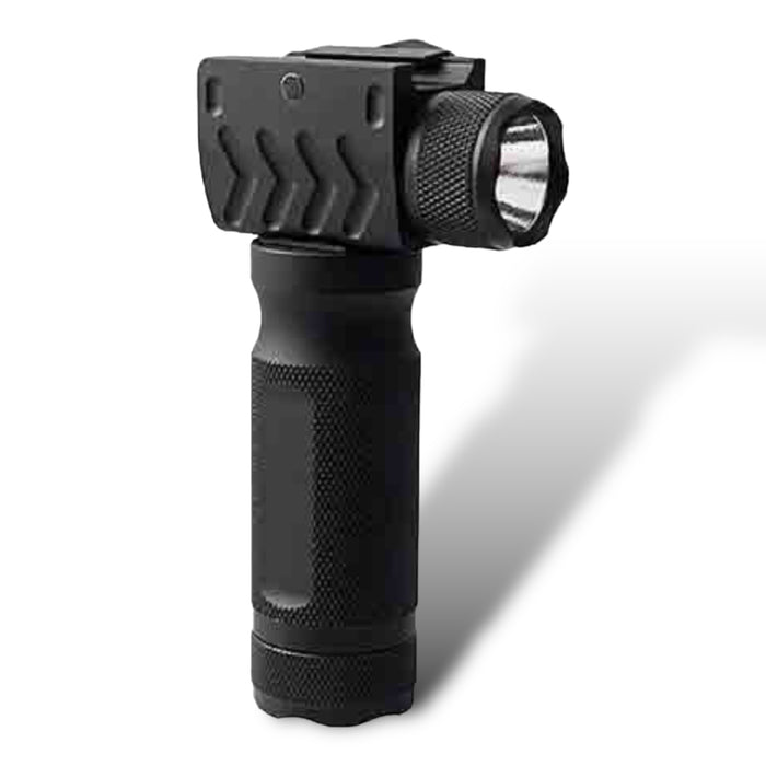 UTG Tactical Vertical Full Metal Foregrip with Integrated Flashlight - Picatinny Mount
