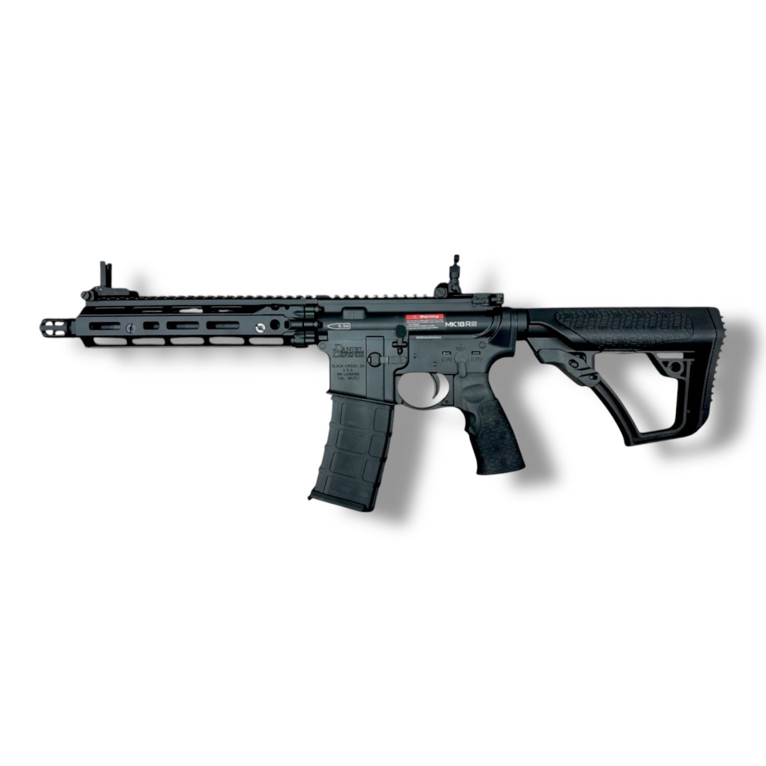 EMG Daniel Defense 9.5" Helios MK18 RIII GBBR Gel Blaster Rifle Licensed Replica by Golden Eagle - MC6583-BK