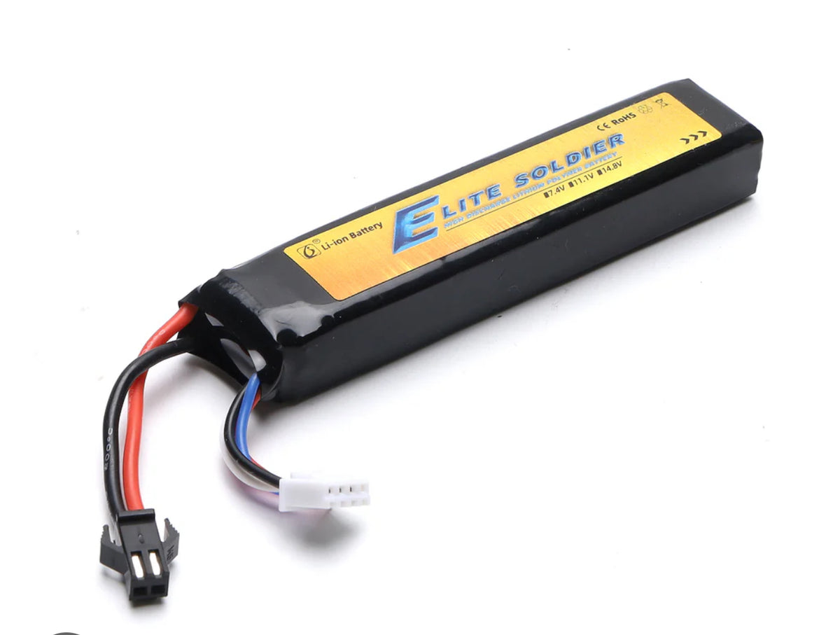 Elite Soldier 11.1v 2000mAh LiPo Battery - JST Connector