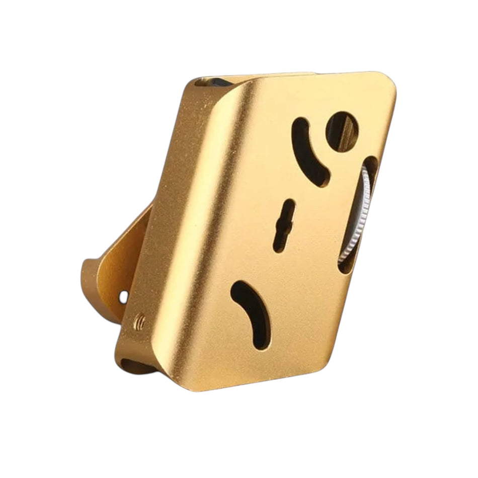 IPSC Competition CNC Magazine Holster for GBB Gel Blaster Pistols - Gold
