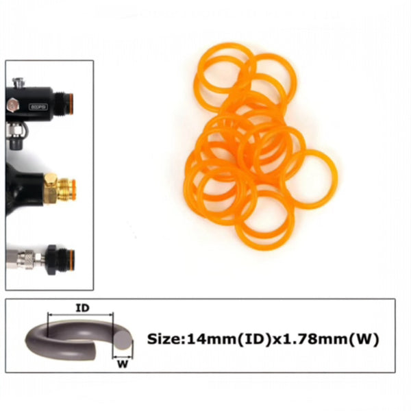 10 Joints Toriques Polyurethane Pour Régulateur De Bouteille Paintball - Neufs