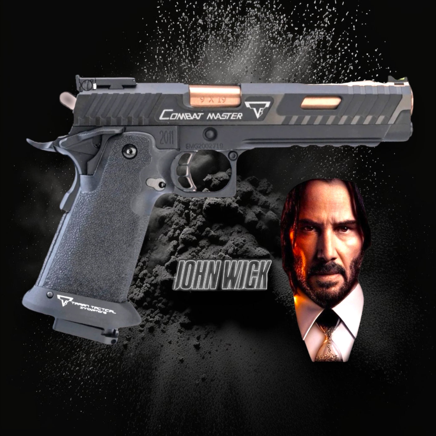 EMG STI / Taran Tactical John Wick 3 2011 Combat Master Licensed Airsoft  Pistol