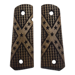 1911 Custom Pistol Grips - Confederate Design - AA