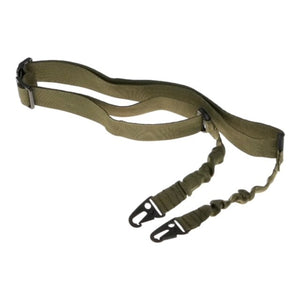 Adjustable Two Point Tactical Rifle Sling - Green