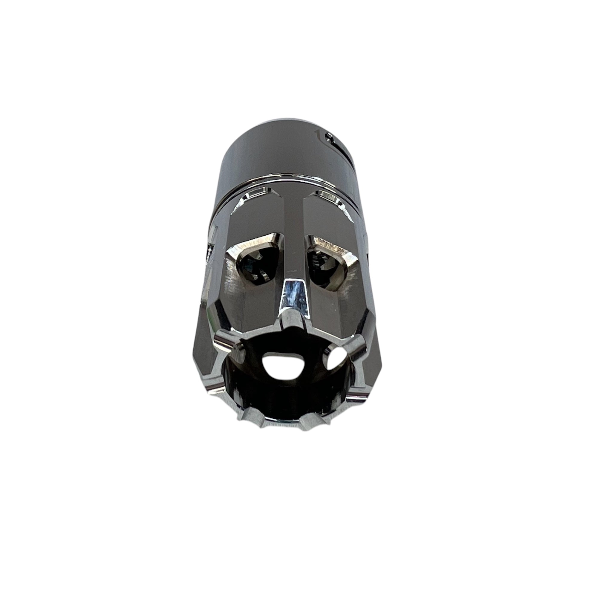 Strike Industries Oppressor Fat Muzzle – Chrome Silver