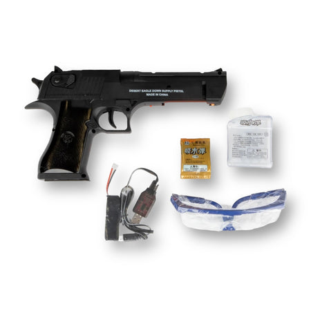 RX Desert Eagle - Electric Fully Automatic Gel Blaster Pistol - Included accessories 