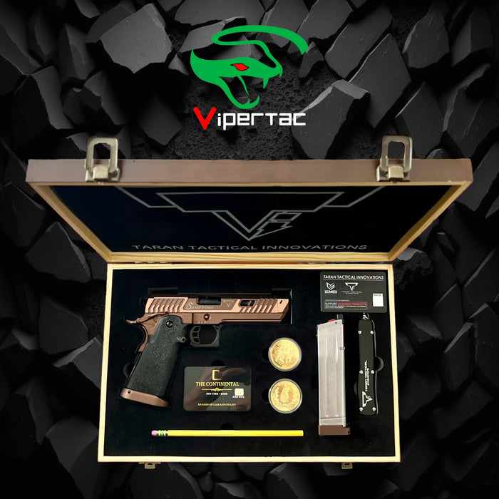 EMG TTI Licensed 2011 Sand Viper Gas Blowback Gel Blaster Pistol Limited Edition Collector Box - TTSV0100-GB