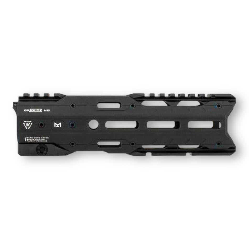 8.5" Strike Industries SI GridLOK MLOK QD Handguard for AEG & GBBR gel blaster rifles - Black