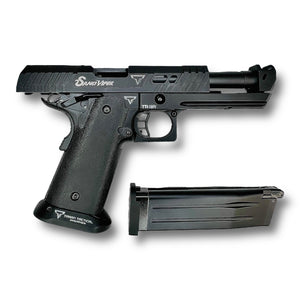 Double Bell TTI 'Sand Viper' Hi Capa 5.1” 2011 Gas Blowback Gel Blaster Pistol - Black - DB 304B