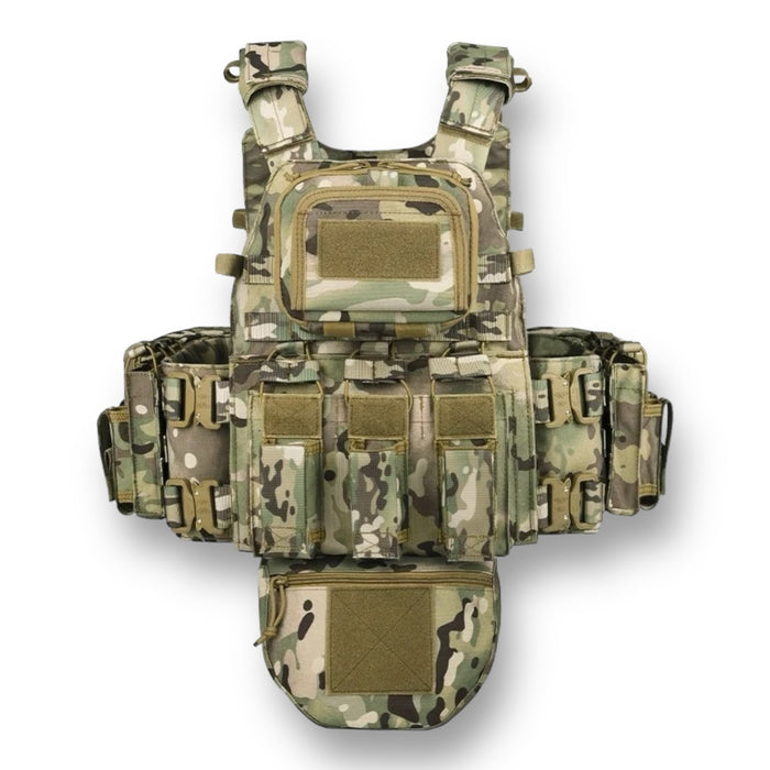 Yakeda Tactico Modular Special Operations Tactical Plate Carrier Vest - CP Multicam