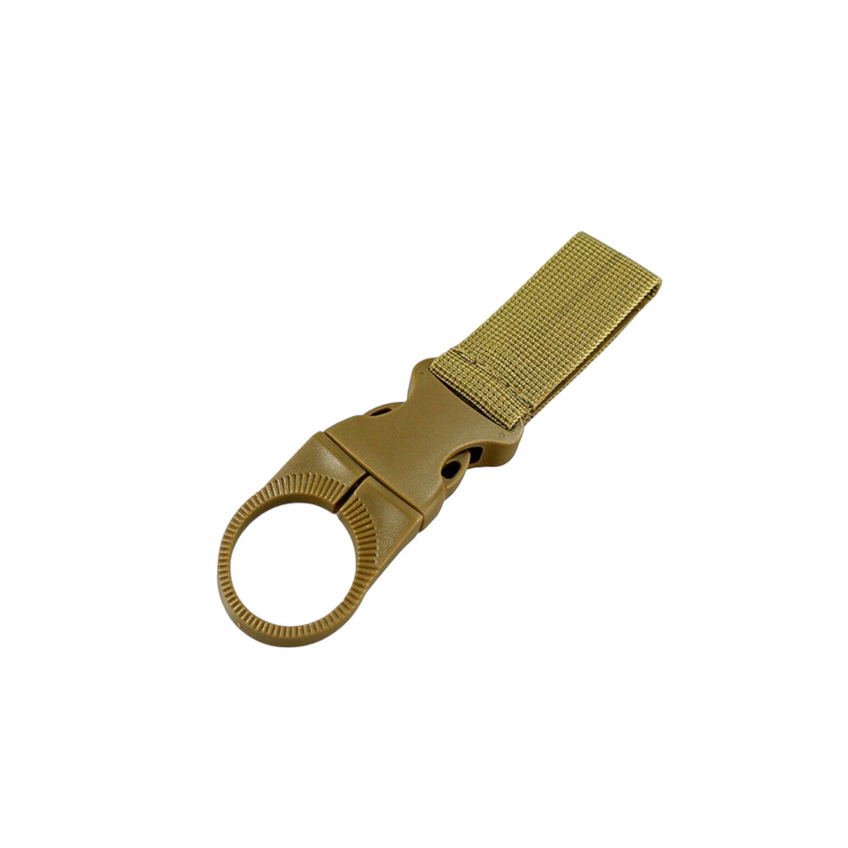 Molle Belt Loop Hanging Water Bottle Holder - Tan