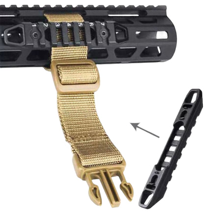 MGPCQB 7-Slot Keymod/M-LOK Picatinny Rail