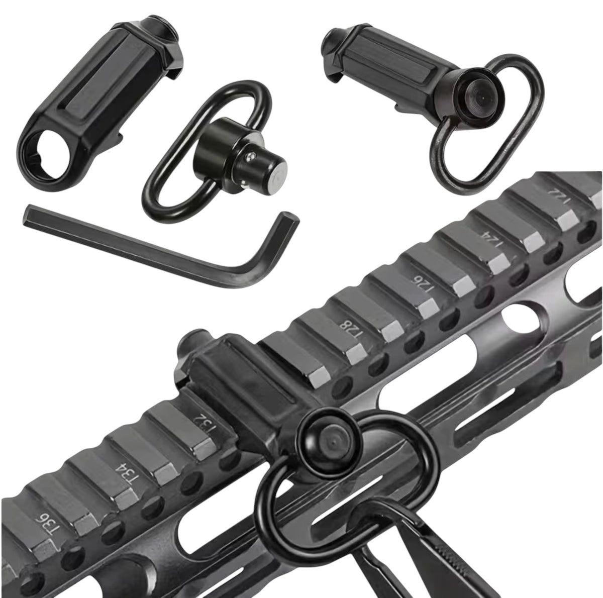 Magpul Style Low Profile QD Sling Mount