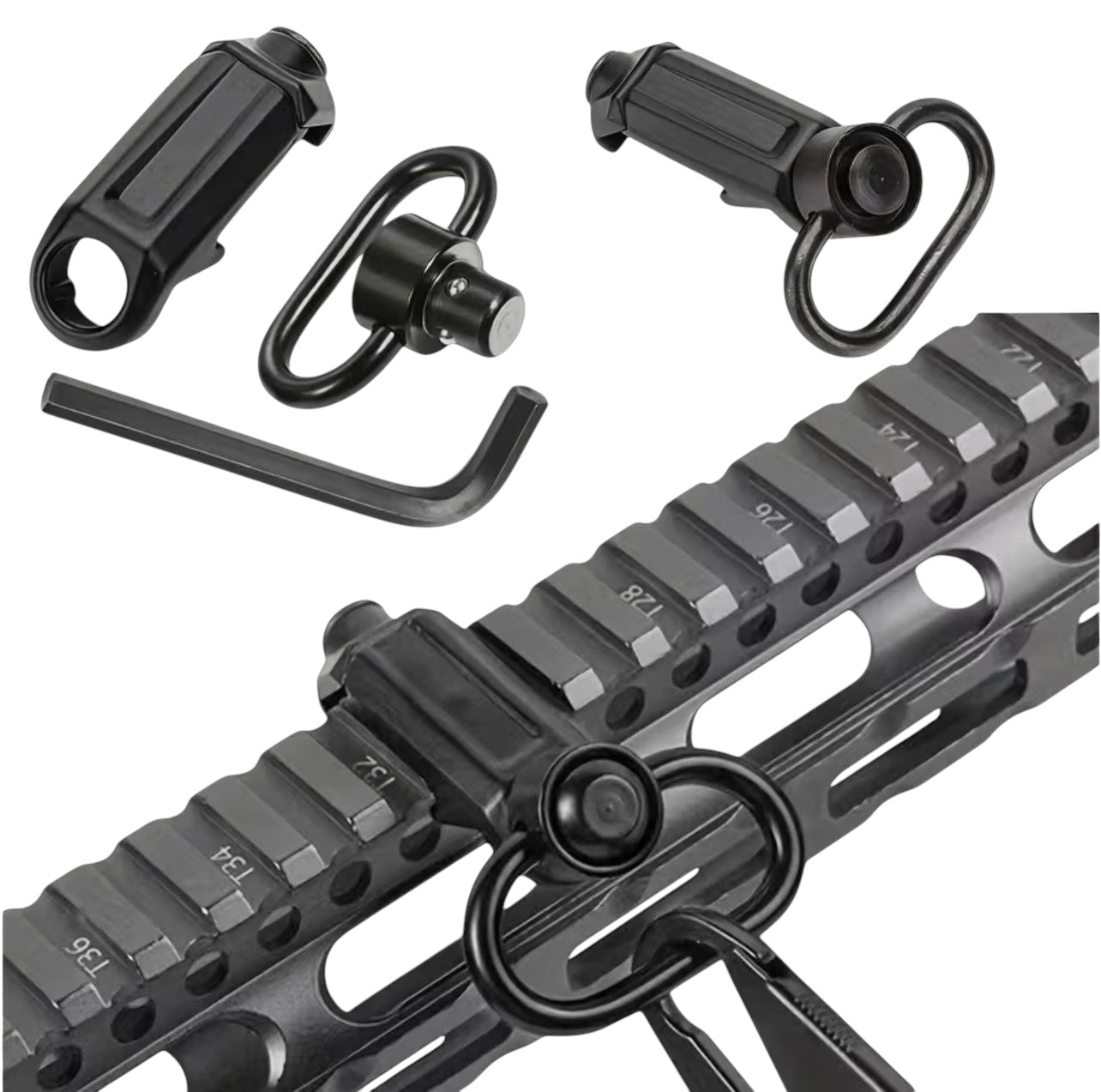 Magpul Style Low Profile QD Sling Mount