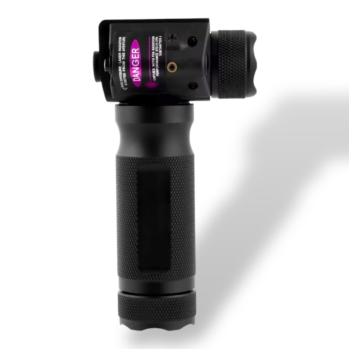UTG Tactical Vertical Full Metal Foregrip with Integrated Flashlight & Red Laser - Picatinny Mount