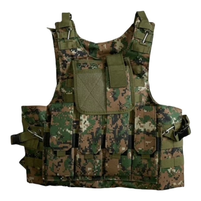 Combat Assault Tactical Plate Carrier Vest - Jungle Digital