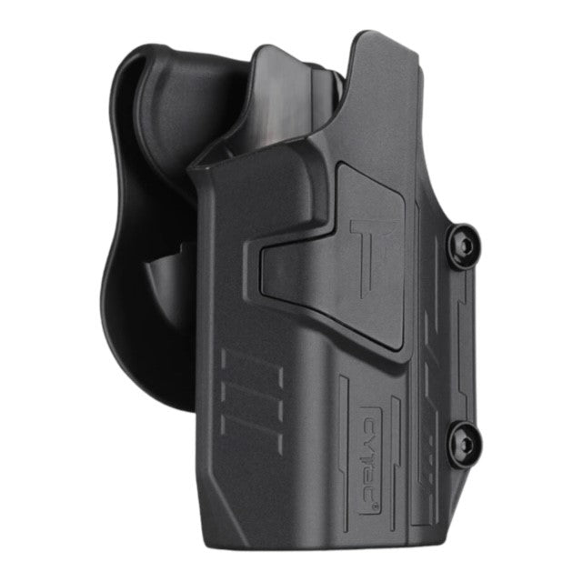 Cytac Mega Fit Light Bearing Holster - Right Hand - Black