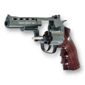 Wingun Super Sport 4" Revolver & ViperTac Strykr 7.08mm Hopped Inner Barrel - Co2 Powered
