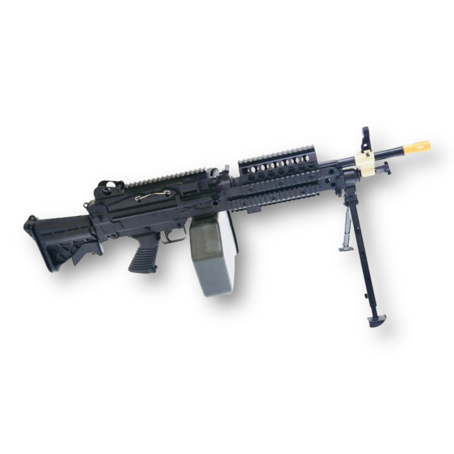 A&K Cybergun FN Licensed M46 MK2 Minimi SAW Full Metal AEG Gel Blaster Machine Gun - Black