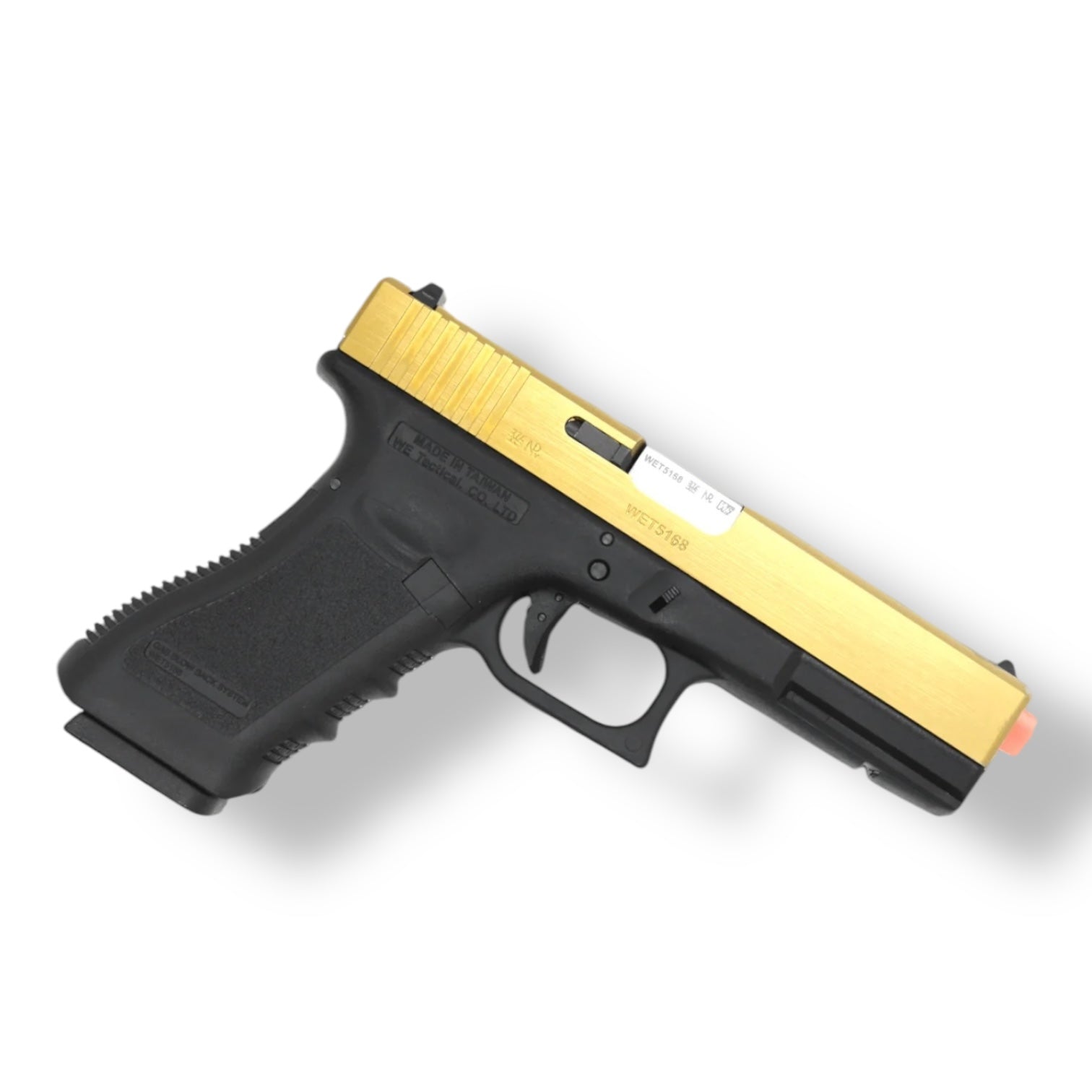 WE Tech Glock Gen3 17A 'Titanium' Gold Version GBB Gel Blaster pistol replica - WE-G001A-TG