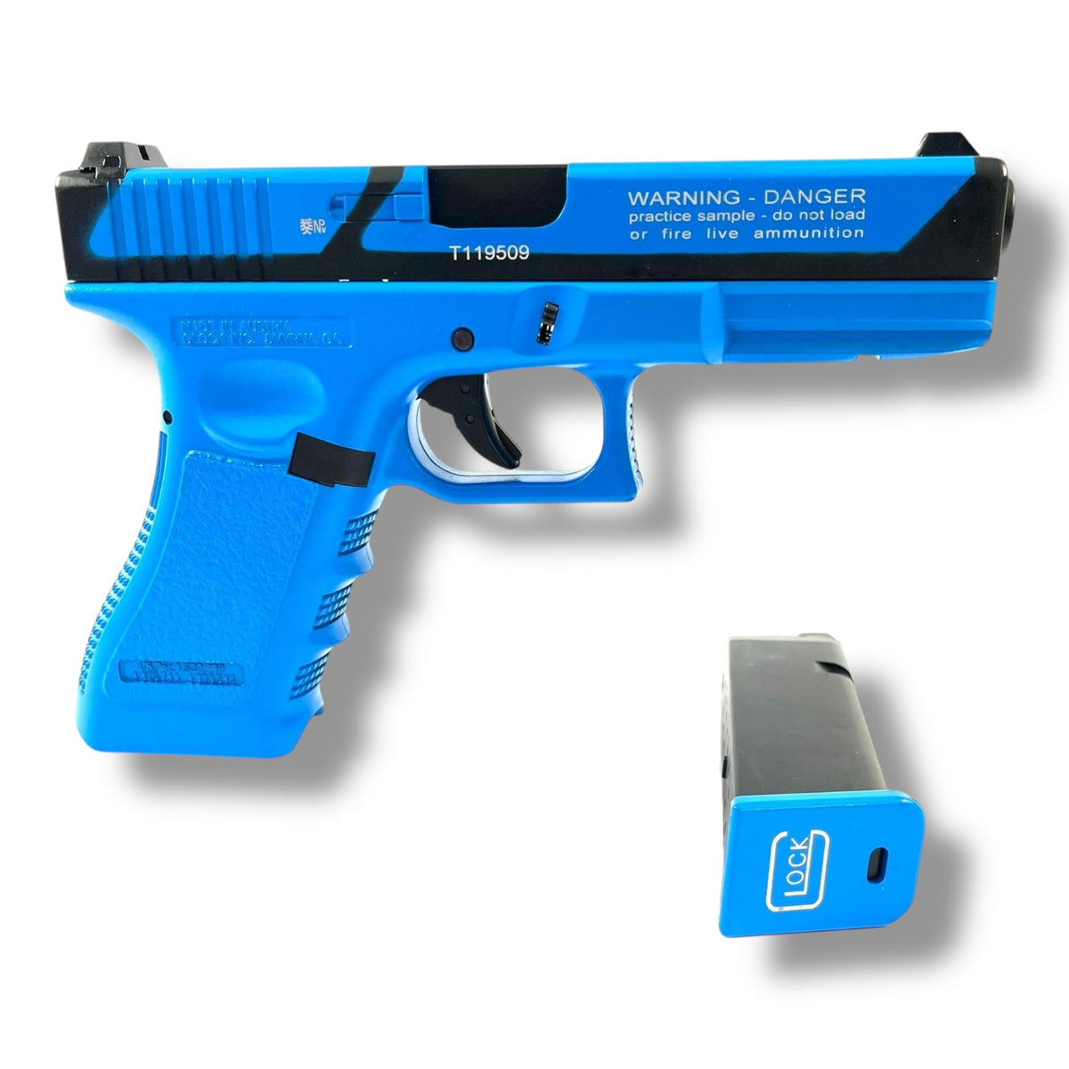 Double Bell G17T Training Glock - Green Gas Blowback Gel Blaster Pistol - Ex Display Stock DB 712-1