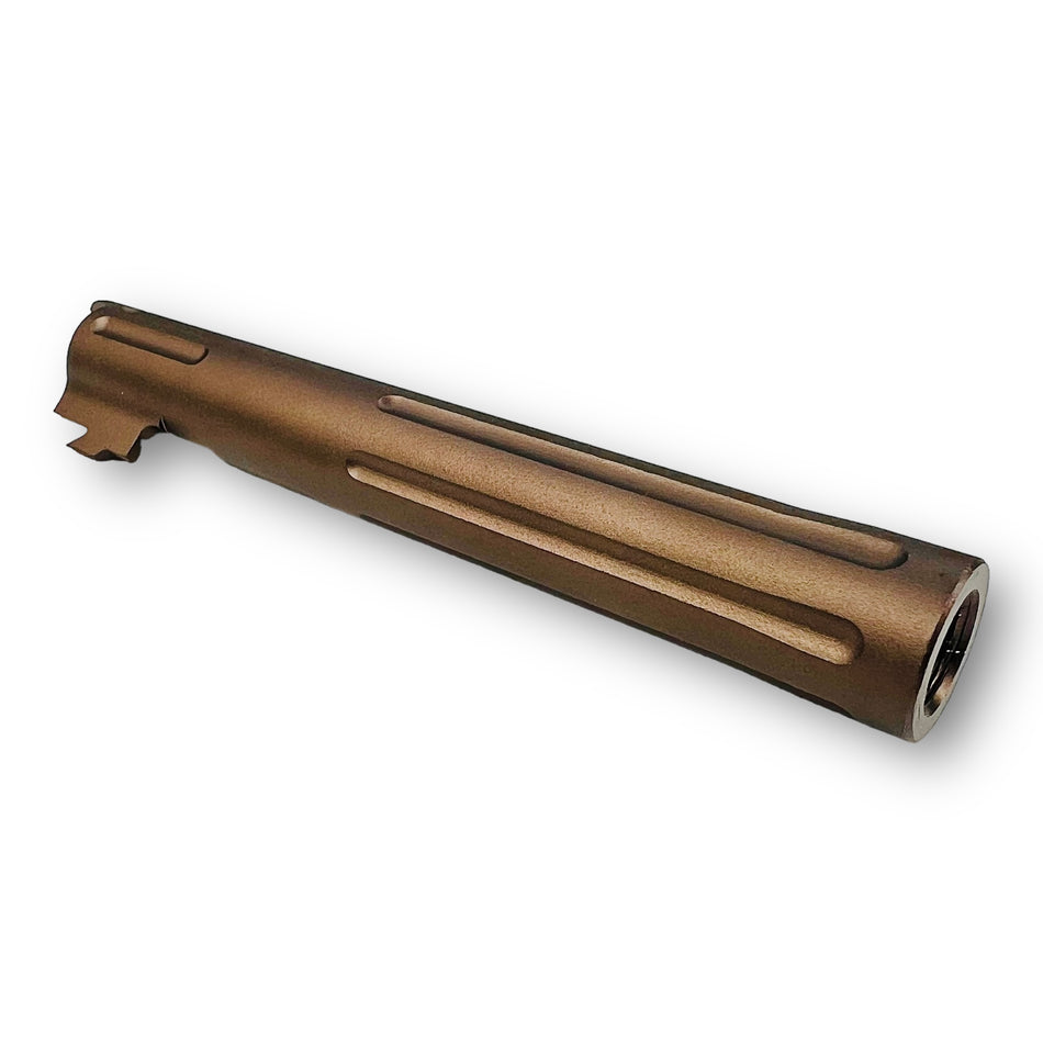 Golden Eagle - Outer Barrel for 5.1" 1911 & 2011 Hi-Capa Gel Blaster Pistols - Coffee