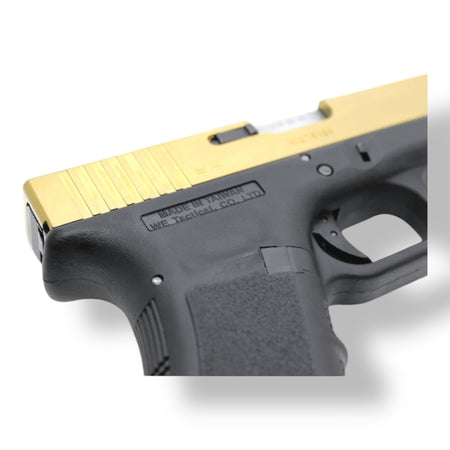 WE Tech Glock Gen3 17A 'Titanium' Gold Version GBB Gel Blaster pistol replica - WE-G001A-TG