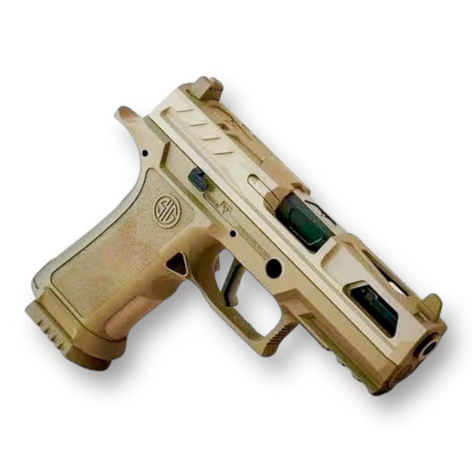 DK Sig Sauer P320-C1 Killer Innovations M18 AEG EBB Gel Blaster Pistol Replica – Tan (VSLP320)