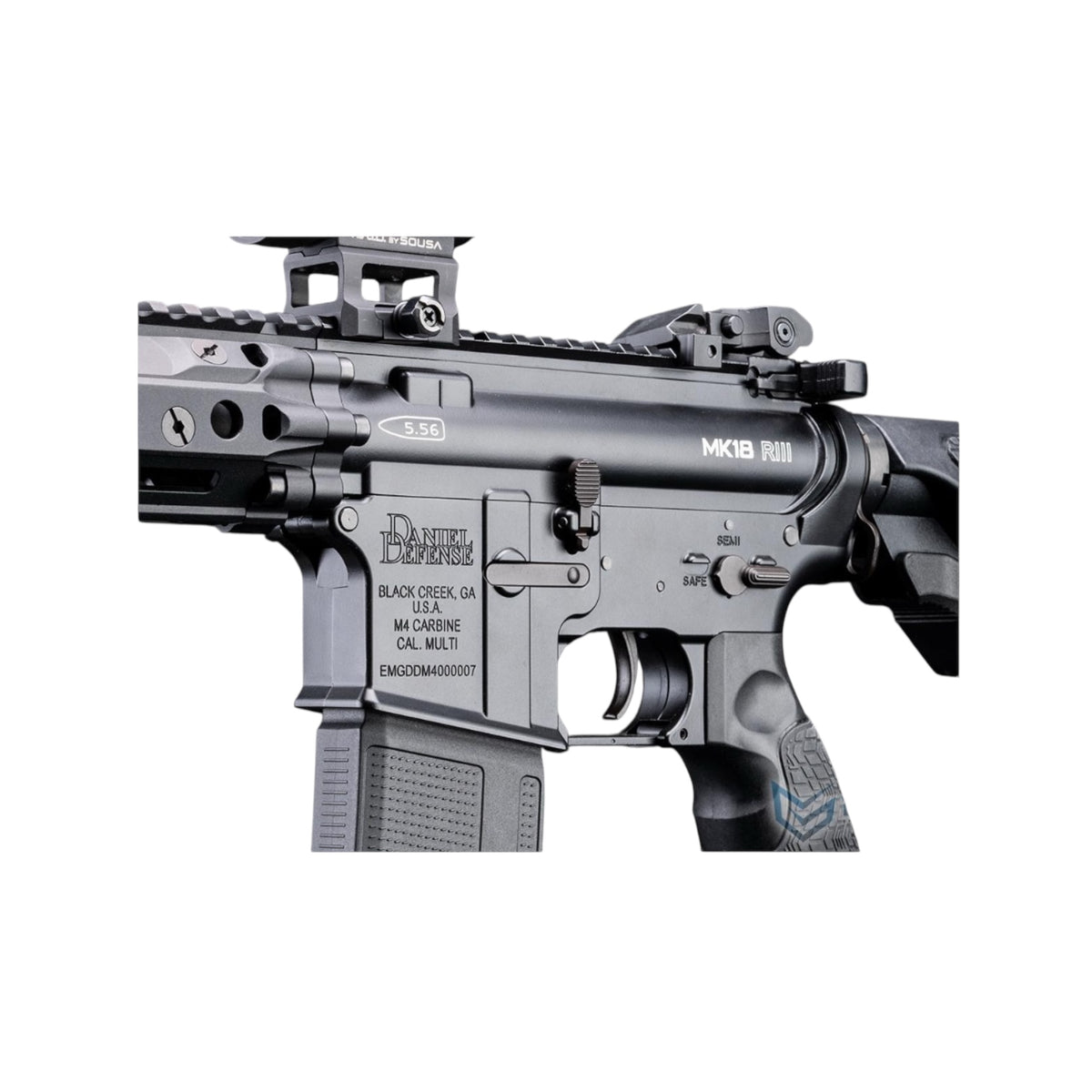 EMG Daniel Defense 9.5" Helios MK18 RIII GBBR Gel Blaster Rifle – Licensed Replica by Golden Eagle