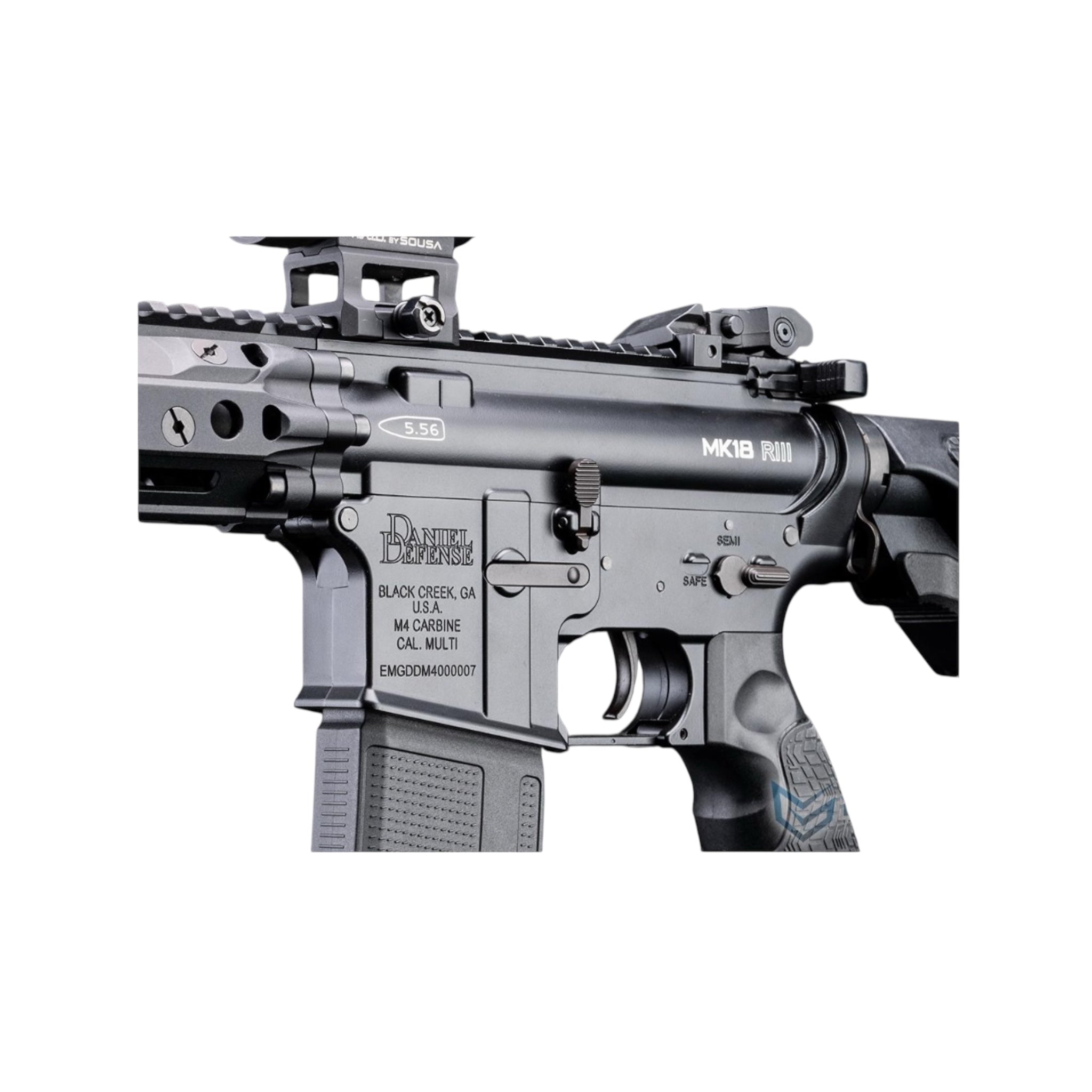 EMG Daniel Defense 9.5" Helios MK18 RIII GBBR Gel Blaster Rifle – Licensed Replica by Golden Eagle
